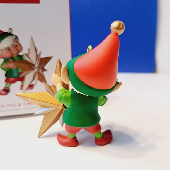 2023 NORTH POLE TREE TRIMMERS #11 IN SERIES HALLMARK KEEPSAKE ORNAMENT - Picture 6 of 7